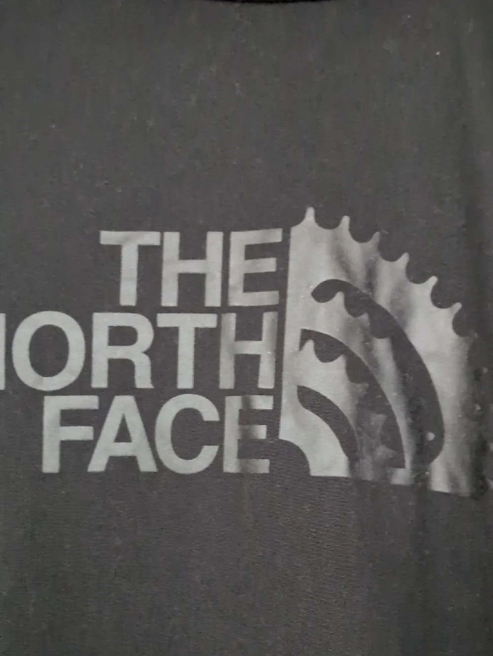 The North Face Graphic Tee Shirt Size XL Black Crew Neck Logo Mens